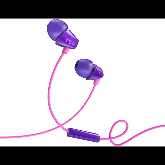 Sunrise Purple Wired In-Ear Headphones - Picture 3 of 5